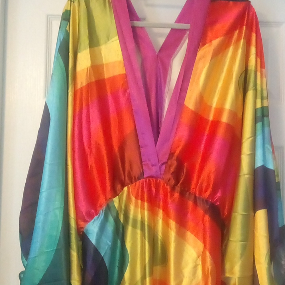 Maxi Kaftan Kimono Dress